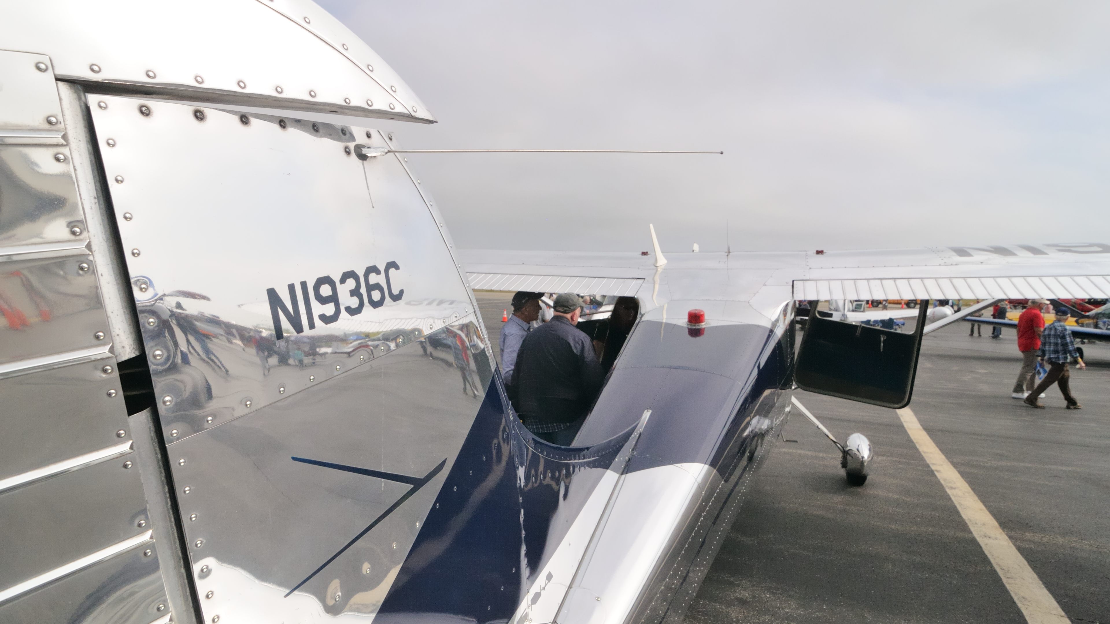 This immaculately restored and highly polished 1953 Cessna 170B, owned by Vincent Lalomia of Montclair, N.J., turned quite a few heads on the ramp during AOPA's 2017 Groton Fly-In. Photo by Mike Collins.