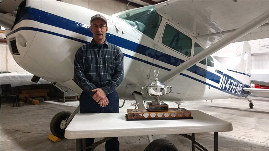 Keith Strange of Lincoln, Maine, was the 2017 recipient of the Gaddis Cup. Photo courtesy of Keith Strange.