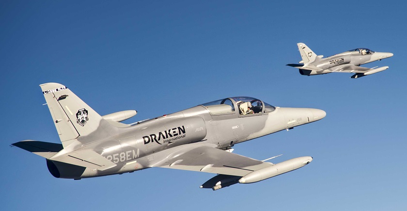 Draken's L-159s are used in training exercises. Photo courtesy of Draken International.