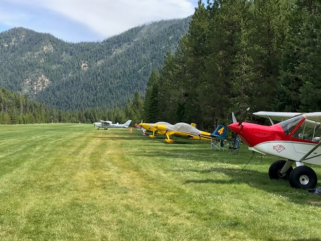 Johnson Creek is one of the numerous Idaho backcountry strips that beckon the adventurous pilot. Photo by Jill Tallman.