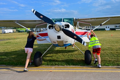 The AOPA Sweepstakes Cessna 170B, which arrived in Wisconsin for EAA AirVenture Oshkosh on July 22, is one of many Part 23 aircraft that could be flown by sport pilots under the FAA's proposed overhaul of aircraft certification. Photo by David Tulis.