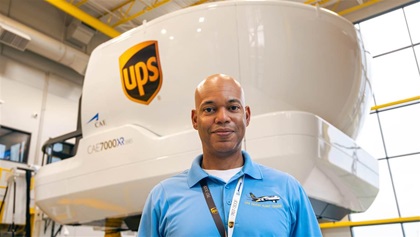 Capt. Sean Horton designed and implemented UPS Airline’s training regimen in the new CAE 767 simulator. With improved software, it can faithfully represent aircraft feel and response even in upset flight situations.