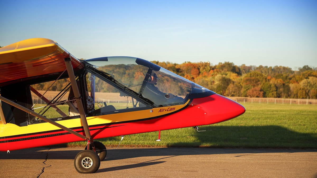 Cross-country in an AirCam