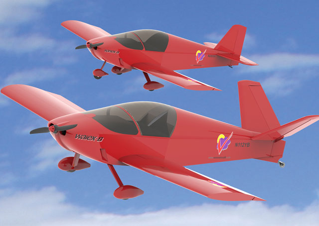 Sonex Aircaft is updating both the Sonex and Waiex models with roomier cockpits and reduced build time. Image courtesy of Sonex Aircraft. 