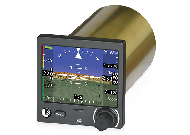 The ESI-500 electronic standby instrument system by L-3 Aviation Products can be installed in a wide variety of aircraft. Photo courtesy of L-3 Aviation Products.