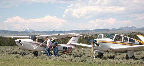 Not every aircraft going to River Breaks is a tailwheel