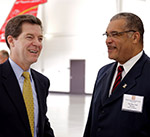 Kansas Governor Brownback with Wichita Mayor Brewer