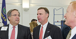 AOPA President and CEO Fuller, NBAA President Bolin, and Garmin President Gary Kelley