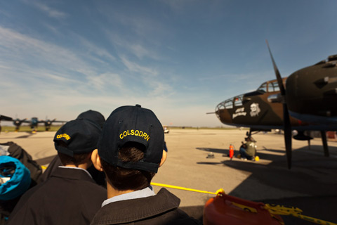 Youth at Doolittle Tokyo Raiders anniversary