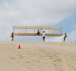 flying the glider