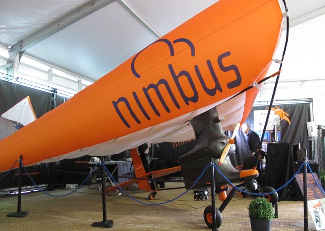 The Nimbus EOS XI has qualities of an airplane, hang glider, and airship.
