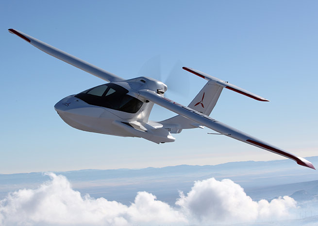 Icon has raised $60 million to build the A5. Photo courtesy Icon Aircraft.