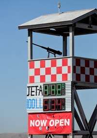 Fuel price sign at Flying Tiger Aviation.