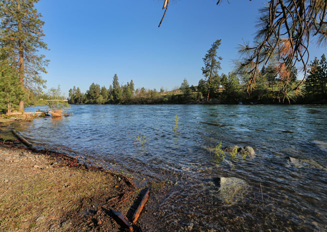 Spokane is named for its Native American tribe who made their home along the Spokane River. 