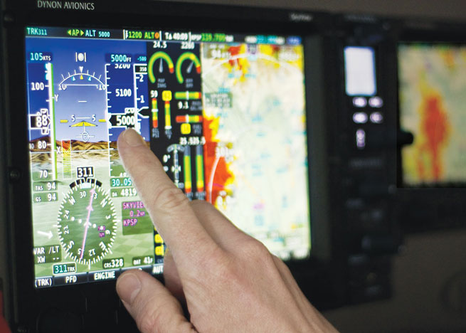 Dynon SkyView now offered as touchscreen.