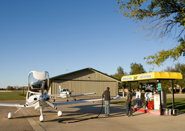 Fuel farms can help boost the economic impact an airport has on its local community. AOPA file photo.