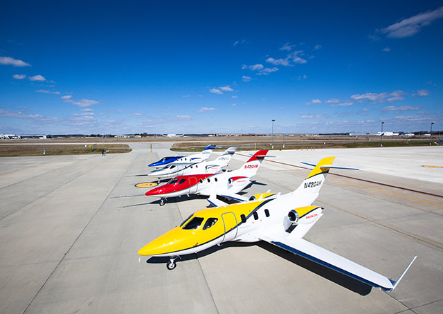 The HondaJet received its provisional type certificate from the FAA March 27, paving the way for final certification "in the next few months." Photo by Hooman Bahrani/Vesic Photography.