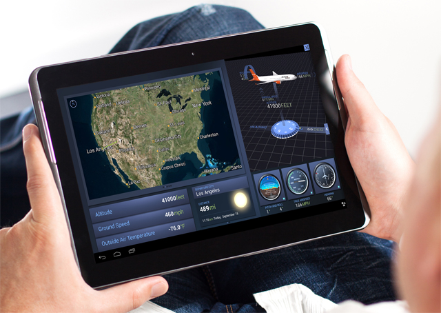 Rockwell Collins has created Android versions of its Airshow 3D moving map and Venue CabinRemote apps for business passengers.