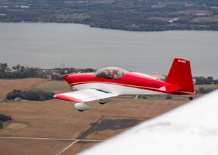 Lagergren, who built his own RV-7 kit airplane, was flying it when he met up with the Debonair over southeastern Minnesota. 