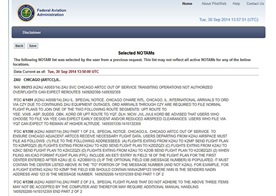 Notams related to the Chicago Center fire were updated Sept. 29, with special routing and filing instructions in place through October. 