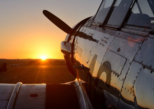 The sun sets on a successful Chino Fly-In.