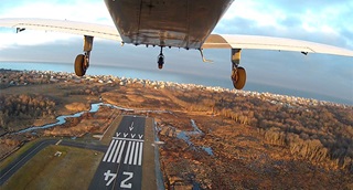 Runway 6 departures quickly find themselves over Massachusetts Bay.