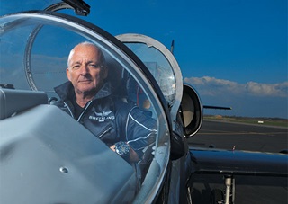 Jacques Bothelin of the Breitling Jet Team. Photo courtesy of Breitling. 