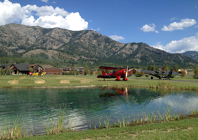 Wyoming’s scenic Alpine Airport hosted members of the Aviation Network of the Young Presidents’ Organization for seminars, networking, recreation, and, of course, flying, in Alpine, Wyoming. Shown here in 2014. Photo by AOPA.