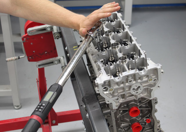 Engineered Propulsion Systems has begun building pre-production V-8 diesel aviation engines. Photo courtesy of EPS.