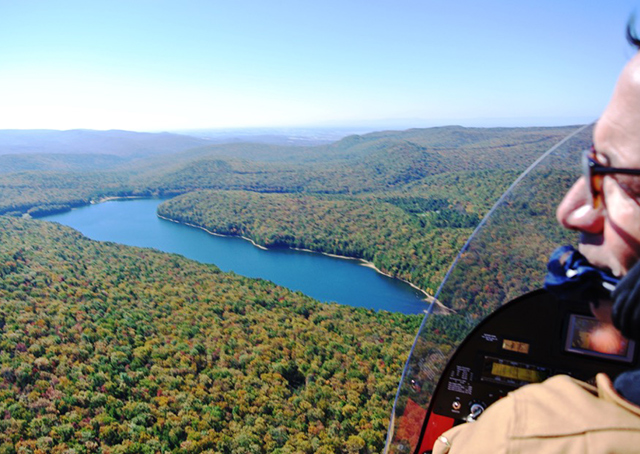 John Craparo takes in the view over Maryland.