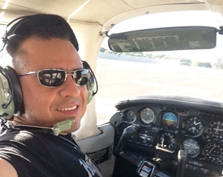 Victor Huerta, a former bullfighter, is now a private pilot who flies out of Santa Monica Airport. 