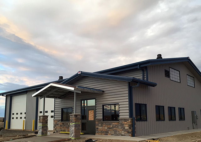 The terminal building at the new Hot Springs County Airport near Thermopolis, Wyoming, opens to the public on Nov. 7. Courtesy photo.