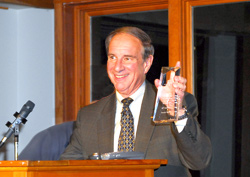 Boyer receives lifetime membership in Stick and Rudder Flying Club