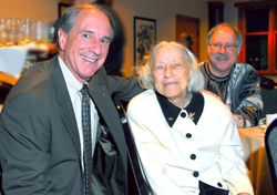 Boyer with Virginia Rabung, a 57-year AOPA member