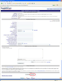 Public comments and submission form