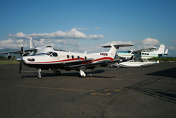 A general aviation fleet ferries in  supplies.
