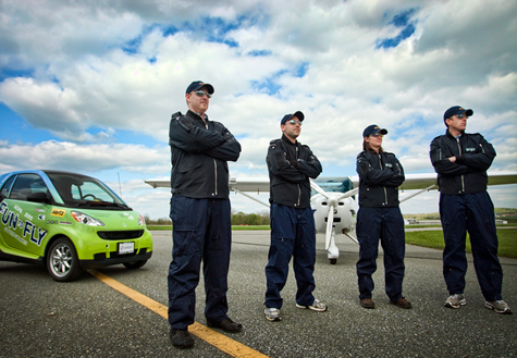 Team Orville and Team Wilbur launch AOPA's Road + Runway Rally