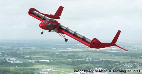 FanWing image by Adrian Mann, © FanWing Ltd 2011