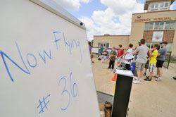 Waiting for a flight