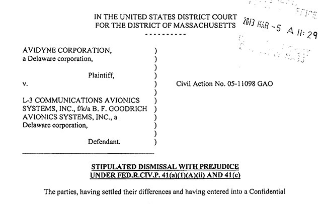 Settlement agreement