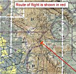 Route of flight