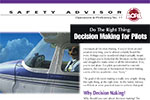 Do the Right Thing-Decision Making for Pilots