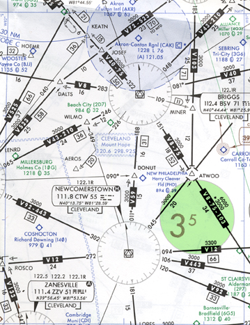 IFR en route low altitude chart