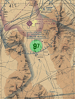 VFR sectional segment