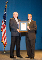 Richard Beach and AOPA President Phil Boyer