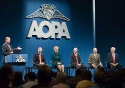 Team AOPA at Saturday's general session
