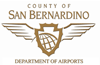 County of San Bernardino Dept. of Airports logo