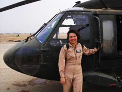 Duckworth had logged about 200 flight hours in Iraq before being wounded