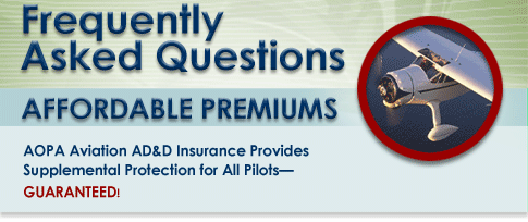 Aviation AD&D Insurance FAQs