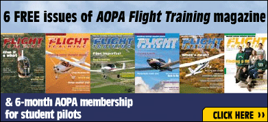 6 free issues of AOPA Flight Training magazine